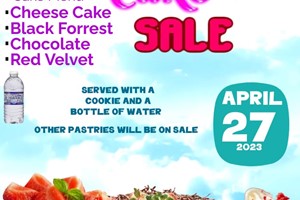 Kingsway High & Prep Cake Sale April 27