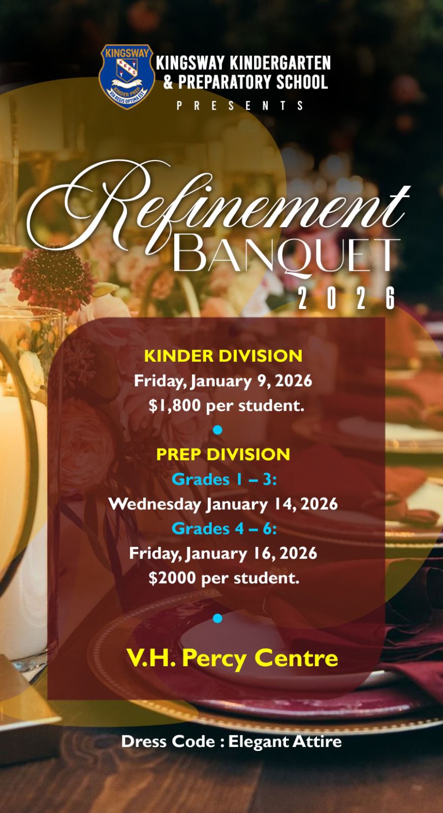 Refinement Banquet 2026 Prep School